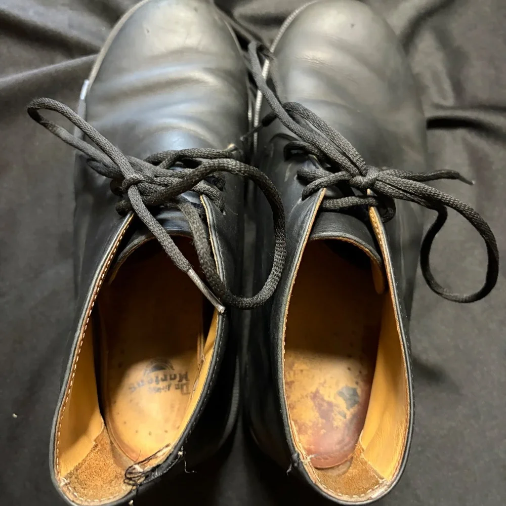 Dr. Martens Cabrillo Chukka Boots Mens 9 Black Wyoming Leather Desert Boots VGC